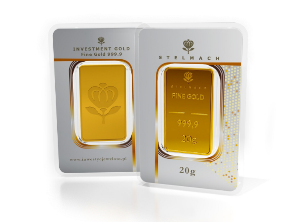 Obrazek Sztabka złota 20g
